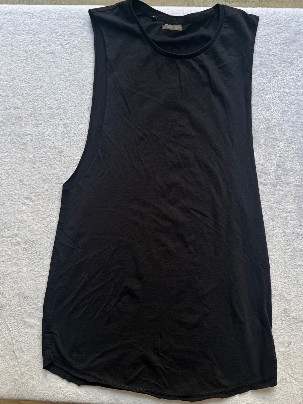Gymshark x Steve Cook Tank M Black Drop Arm Muscle Gymshark Mens